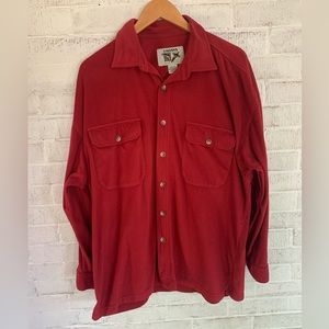Galyan’s Guide Tested Men’s XL Long Sleeve Fleece Shirt Jacket